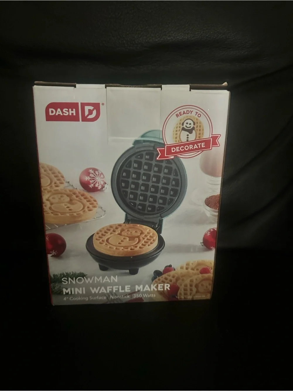 Ash Snowman Mini Waffle Maker - Light Blue